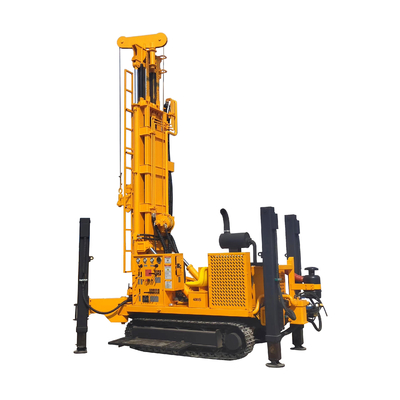 Diesel-Wasser-Brunnenbohrungs-Rig Machine Dth Hydraulic Steel-Bahn-Fahrgestelle Gl400s 400m