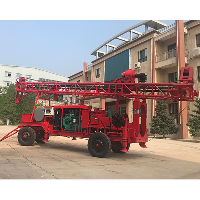 GL - Brunnenbohrungs-Rig Portable Trailer Mounted Diesel-Maschinen-Energie IIA 300m kleine