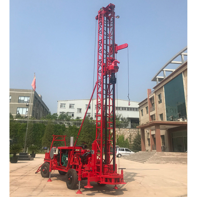 GL - Brunnenbohrungs-Rig Portable Trailer Mounted Diesel-Maschinen-Energie IIA 300m kleine
