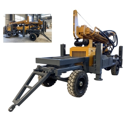 Landwirtschaftliche industrielle hydraulische Wasser-Brunnenbohrungs-Maschine für 260m Wells