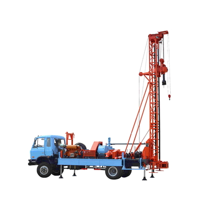 tiefes Wasser-Brunnenbohrungs-Anlage 95kw 400m, Wasser-Bohrloch-Bohrungsausrüstungs-LKW-Art
