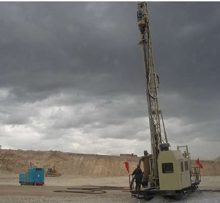 Flexible Hardrock-Bohrungs-Ausrüstung, hinunter das Loch-Bohrgerät Rig Zum Gold Mining