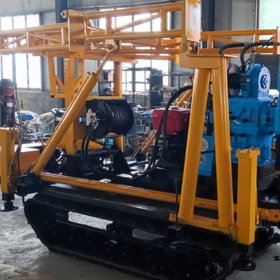 Hydraulisches Drehbohrloch, das Tiefen-Wasser-Brunnen Rig Portable Zums 200m bohrt