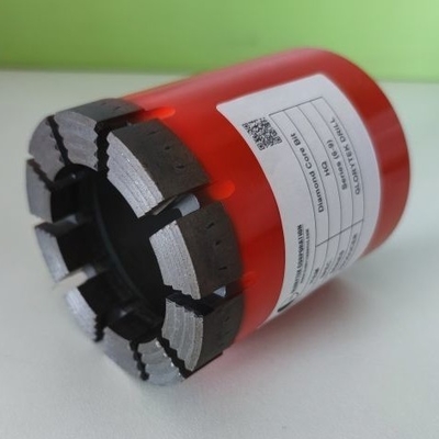Industrielle imprägnierte geologische ErZumschungs-Bohrung Diamond Core Drill Bits Zums