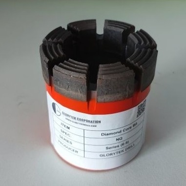 Industrielle imprägnierte geologische ErZumschungs-Bohrung Diamond Core Drill Bits Zums