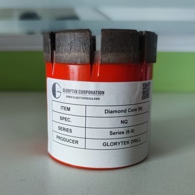 Hauptquartier Pq Bq-Nq imprägnierte Diamond Core Bits With Reaming Shell