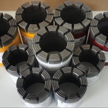 Probieren von Diamond Impregnated Drill Bit, Hardrock Hauptquartiers Diamond Core Bit Zum Soft