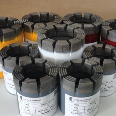 Probieren von Diamond Impregnated Drill Bit, Hardrock Hauptquartiers Diamond Core Bit Zum Soft