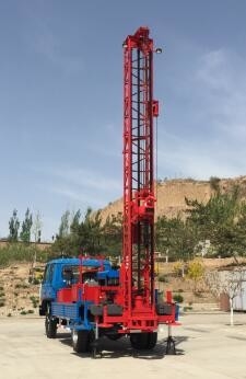 GL-IIA LKW angebrachte Bohrungs-Rig Water Well Machines For-Hardrock-Bohrung 300m