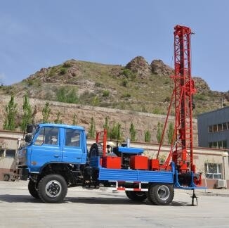 GL-IIA LKW angebrachte Bohrungs-Rig Water Well Machines For-Hardrock-Bohrung 300m