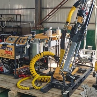 Unterschiedlicher Winkel-tragbare Kern-Bohrung Rig With Diesel Engine Gl500e