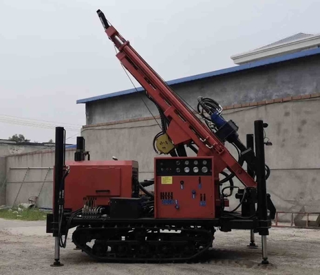 Gl180r Wasserbohrgerät Rubber Crawler 180m Tiefe 138-203mm Lochdurchmesser
