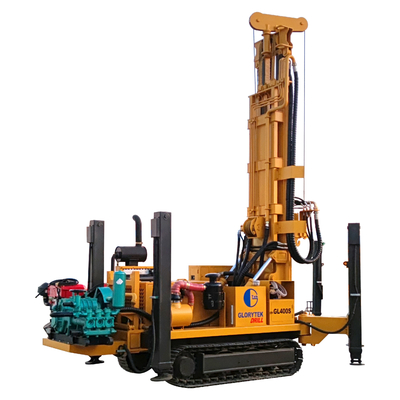200 m/300 m/400 m/600 m mobile Crawler Bohrgeräte hydraulische tragbare Bohrlochwasserbohrmaschine
