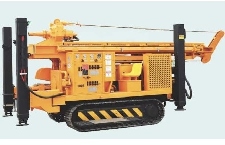 Dieselmotor Top Hammer Hydraulisches Rotationswasserbohrgerät mit 500 m Bohrtiefe