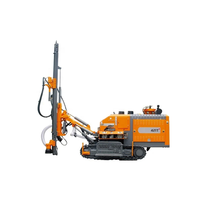 Kraftvolle Luftkompressor-Felsbohranlage mit maximal 5 Drehmomenten und automatisches Bohrrohr-Handling-System
