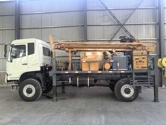 GL500T Hydraulik-Lkw-Bohrloch-Wasserbohrgerät für tiefe Brunnen