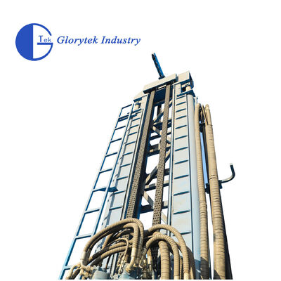 GL600S Stahl-Crawler-Wasserbohrgerät/Bohrgerät mit DTH-Hammer oder Schlammpumpe zum Bohren