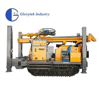 Full Hydraulic GL180R Rubber Crawler Type Water Well Drill/Drilling Rig Drilling Wells For Agricultural Irrigation And Industries
