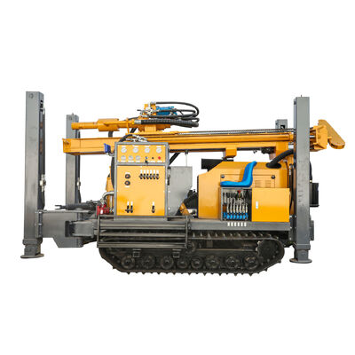 Full Hydraulic GL180R Rubber Crawler Water Well Drill Rig