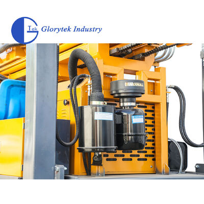 Rubber Crawler Wasserbohrgerät Bohrgerät Bohrbrunnen für landwirtschaftliche Bewässerung und Industrie