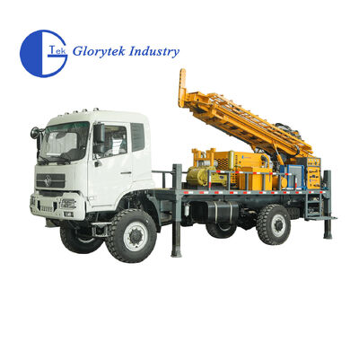 500m Depth Full Hydraulic Truck Borehole Drilling Rig For Various Applications