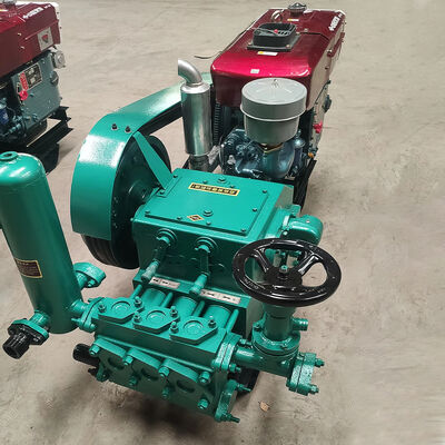 High Performance Horizontal Three Cylinder Reciprocating Single Acting Piston Pump for Core Drilling