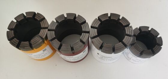 BQ/NQ/HQ/PQ Vollspezifikations-Kernbohrkronen mit Langzeit-Diamant für die Bergbau-Exploration