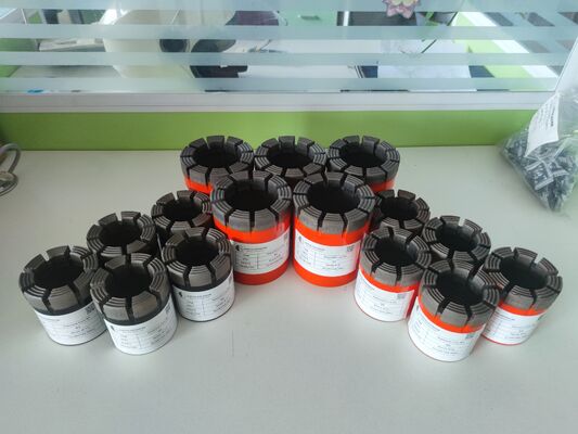 BQ/NQ/HQ/PQ Vollspezifikations-Kernbohrkronen mit Langzeit-Diamant für die Bergbau-Exploration