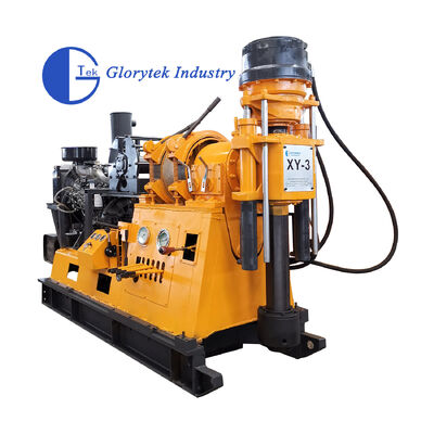 XY-3 Kernbohranlage mit 600 m Bohrtiefe, 96 mm Spindelinnerdurchmesser und 3000 kg Hebekapazität für die geologische Exploration