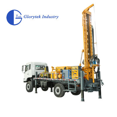 Full Hydraulic Dongfeng 4X4 Truck Bohrloch Wasserbohr-/Bohrgerät, 500m Tiefe, 105-350mm Bohrdurchmesser