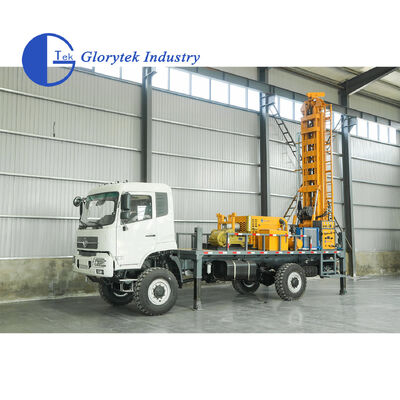 Full Hydraulic Dongfeng 4X4 Truck Bohrloch Wasserbohr-/Bohrgerät, 500m Tiefe, 105-350mm Bohrdurchmesser